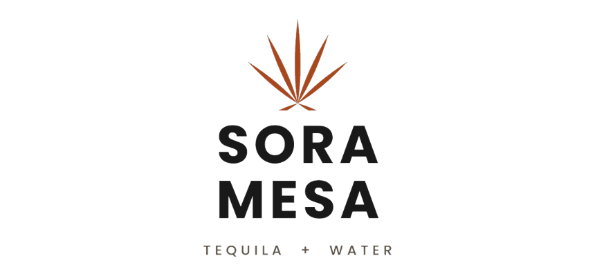 Sora Mesa wordmark and agave-leaf mark
